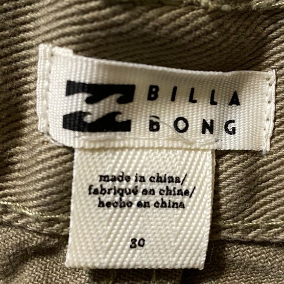 NEW Billabong Drift Away Sage Denim Cutoff Frayed Hem Shorts NWT - Picture 8 of 13